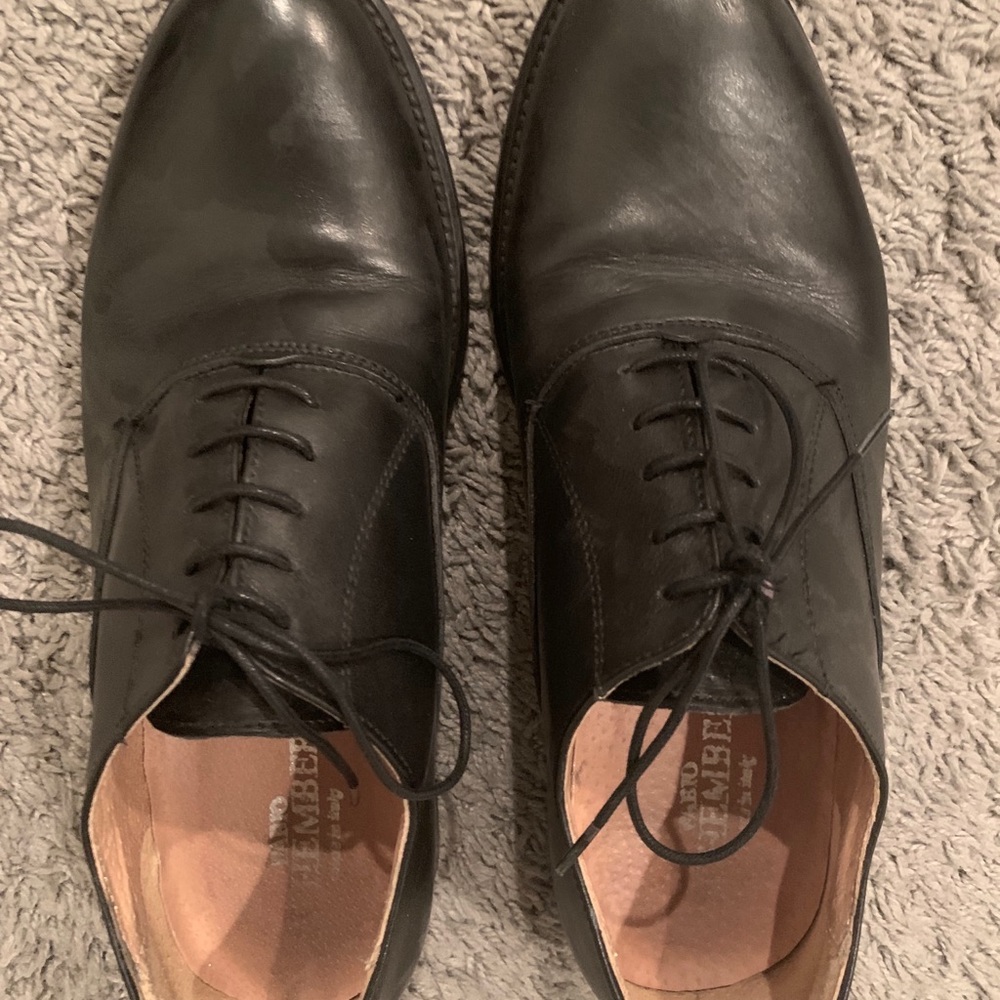 Men’s black dress shoes. Bought in Florence, Italy